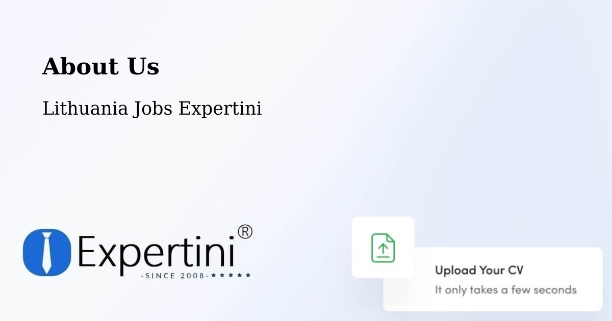 About Expertini Recruitment Platform  – Klaipėda - Klaipėda, Lithuania Jobs Expertini