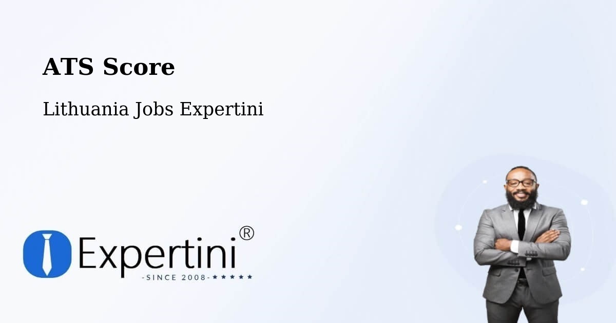 Resume ATS Score & Job Description Match Tool – Klaipėda - Lithuania Jobs Expertini
