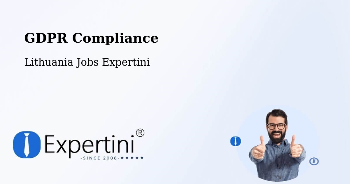 EU GDPR Compliance Statement – Klaipėda - Lithuania Jobs Expertini