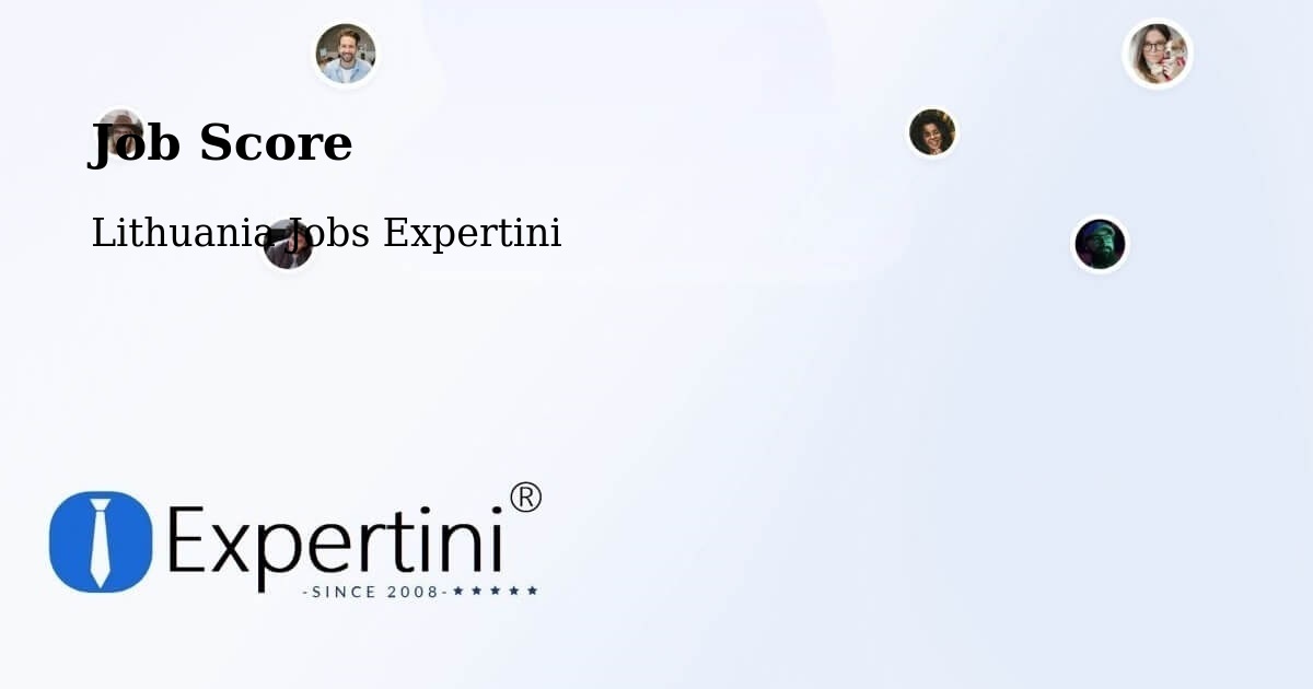 Job Score & Job Description Score Tool – Klaipėda - Lithuania Jobs Expertini
