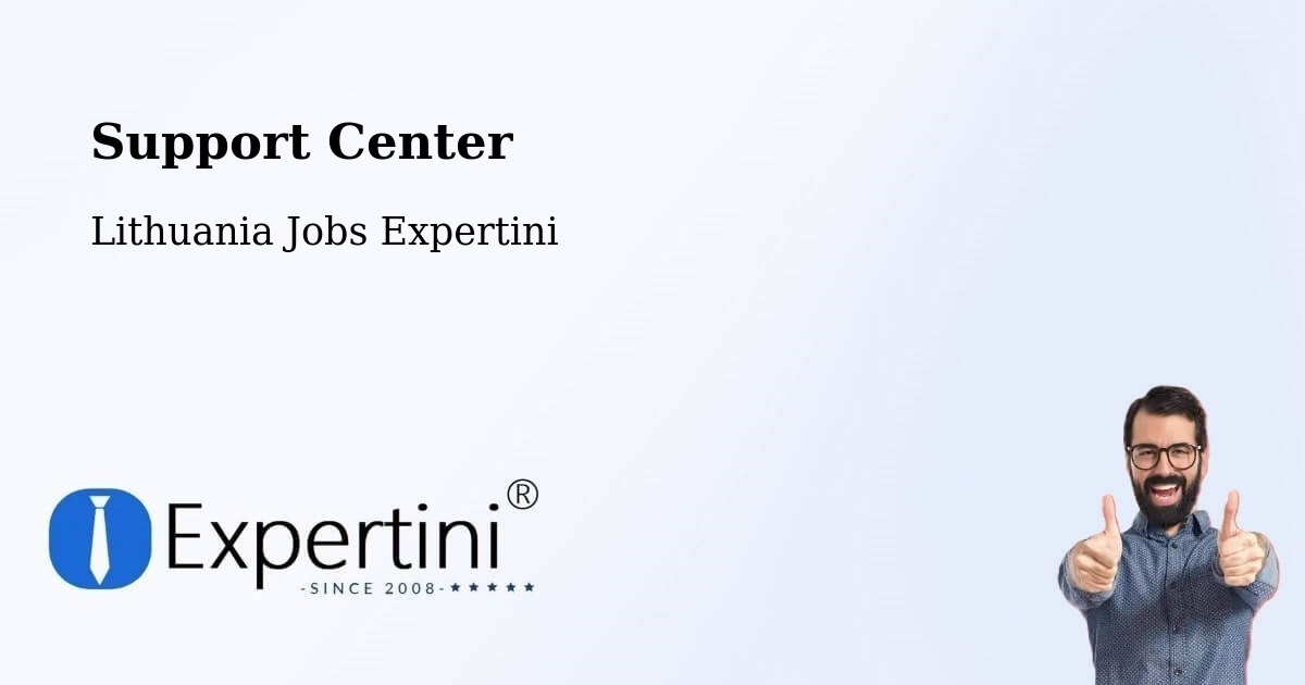 Support Services – Klaipėda - Lithuania Jobs Expertini